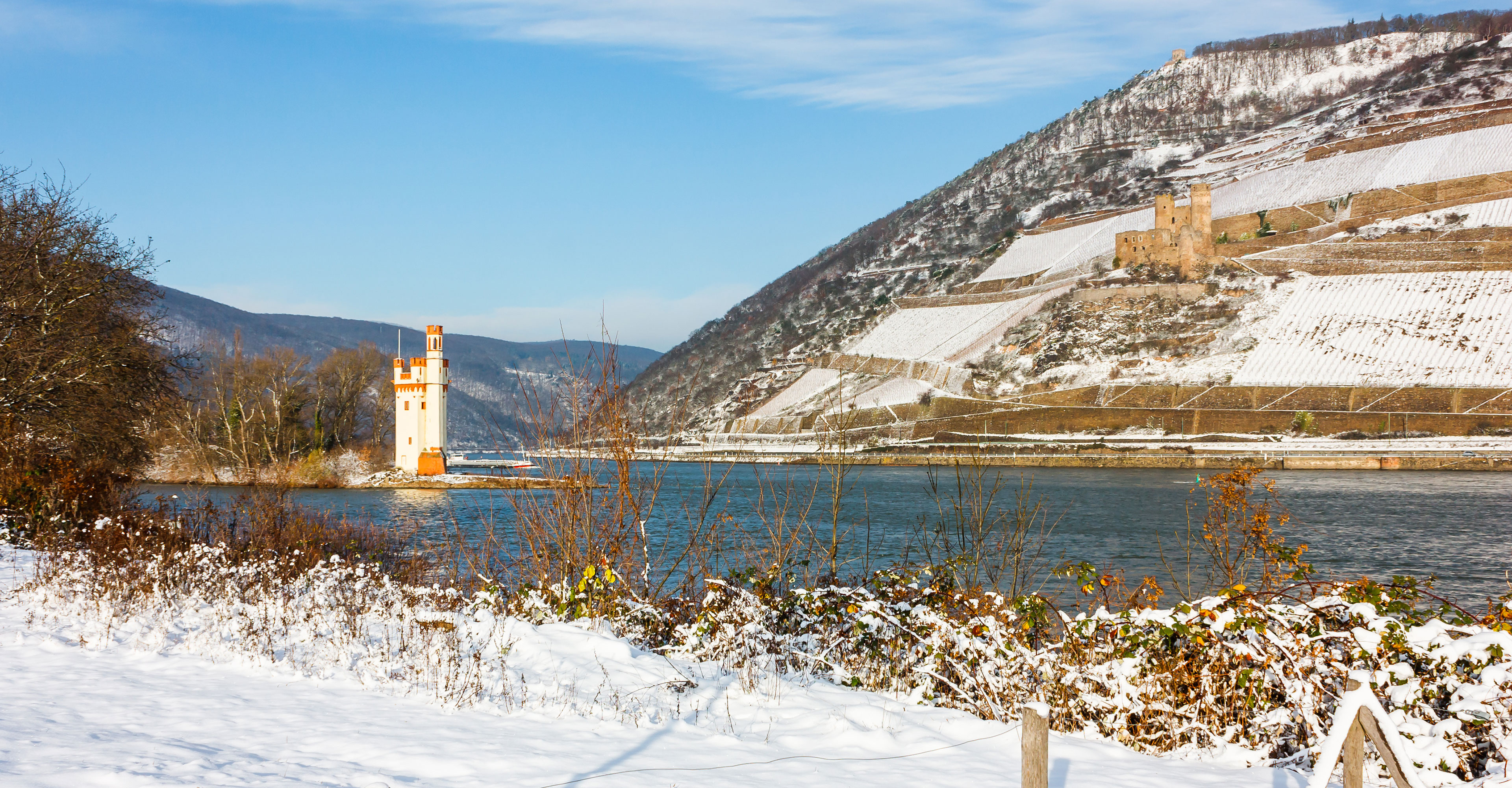 Silvester-Event am Rhein